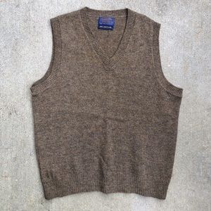 Vintage Pendleton Sleeveless V-Neck Sweater